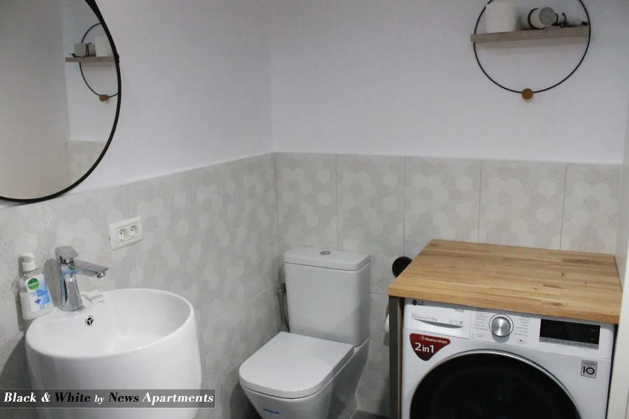 Black & White - News Apartment Bucharest Romania